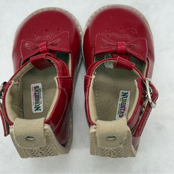 Toddler Red Dress Shoes Patent leather and Strap. Size 20 EU 4.5 US - Picture 6 of 8